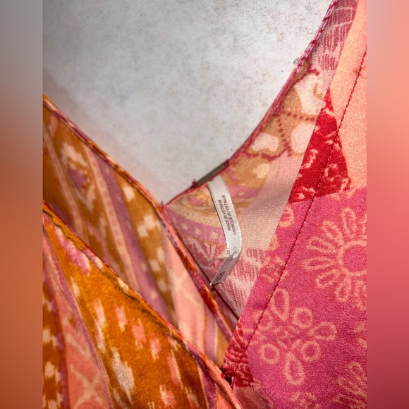 Free People NWOT- Tied To You Tank Top in Lemonade Combo - Picture 8 of 8